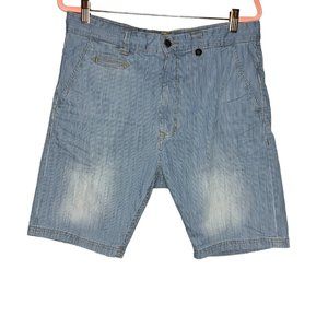 Men's Rodd & Gunn New Zealand Seer Sucker Italian Fabric Cotton‎ Blend Shorts 34